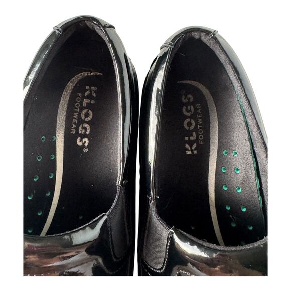 Klogs Footwear Black Patent Slip Resistant Clogs Women’s Size 9 - Picture 10 of 12